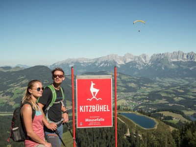 Have a great view over Kitzbühel from the top of the mountain
