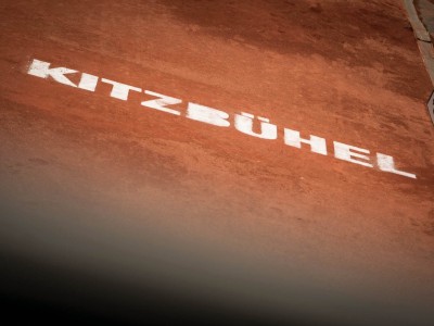Kitzbühel logo at the tennis court