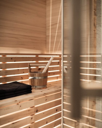 Private sauna in apartment P