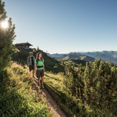 Hiking on beautiful routes in stunning landscapes