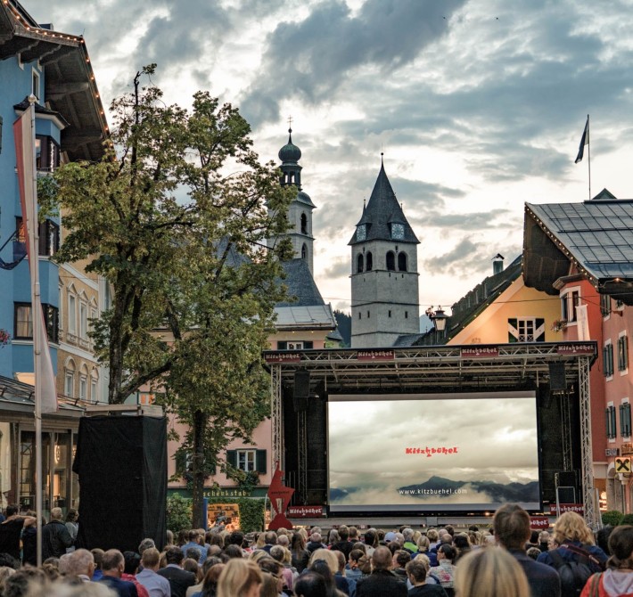 Visit the open-air cinema in the city centre in summer