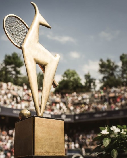 Tennistrophäe vom Tennisturnier