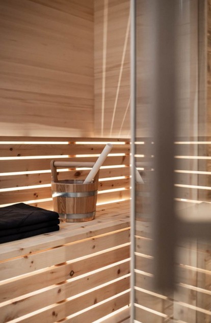 Private Sauna im Apartment P