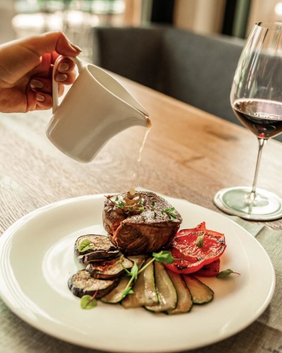 Genießen Sie unser Abendessen von unserm Bistro