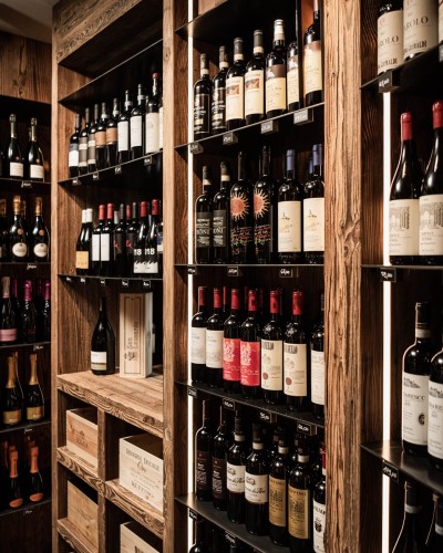 Weinkeller mit großer Auswahl