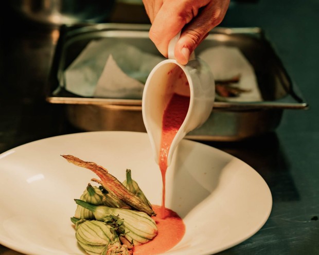 Genießen Sie das Abendessen in unserem Bistro