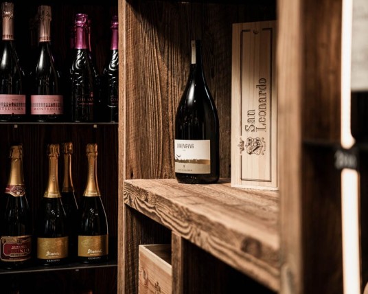 Wine cellar with a large selection