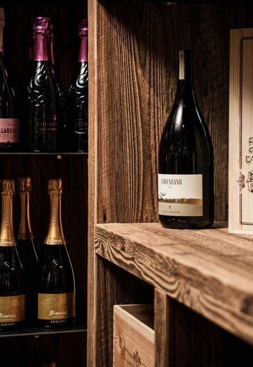 Wine cellar with a large selection