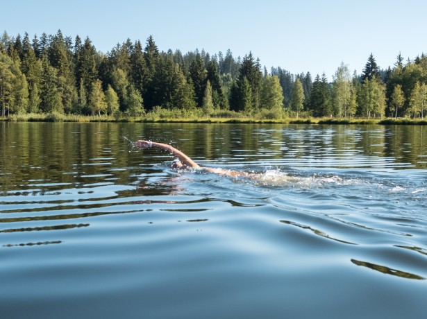 Schwimmen im Schwarzensee