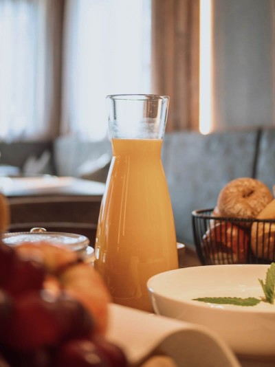 LaMonte - Breakfast table with orange juice